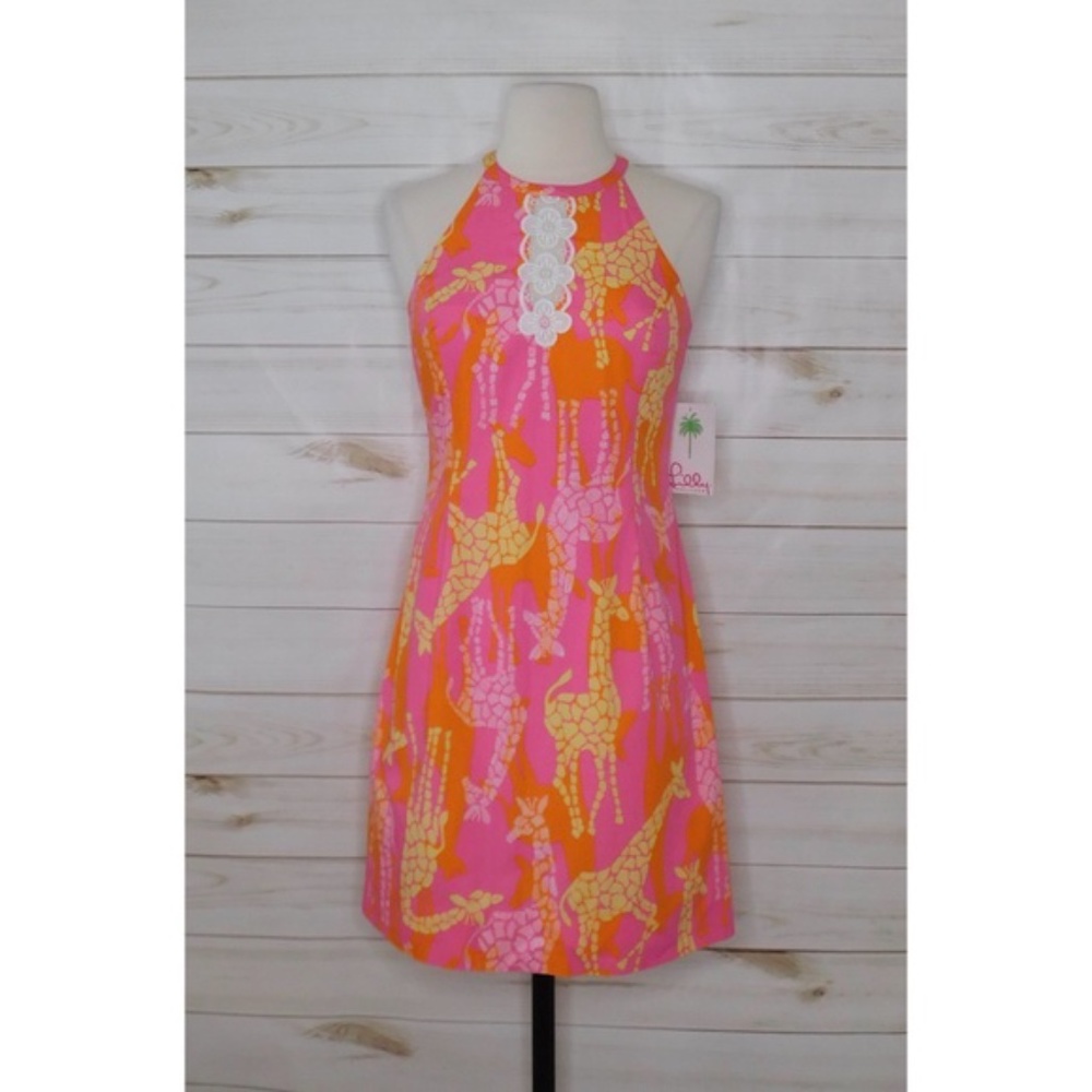 NWT!! LILLY PULITZER • Giraffe Print Lace Dress